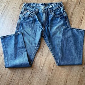ARIAT Men’s Denim - M5 Slim Boundary Stackable Straight Leg Jean - size 36/32